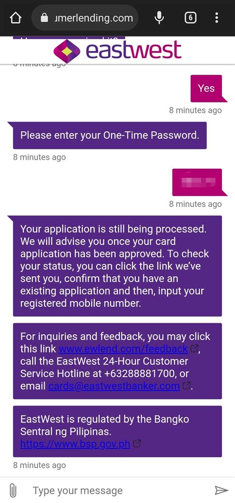 esta eastwest application status|EastWest Bank .